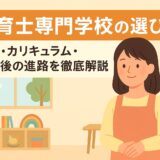 保育士専門学校の選び方｜学費・カリキュラム・卒業後の進路を徹底解説【最新版】
