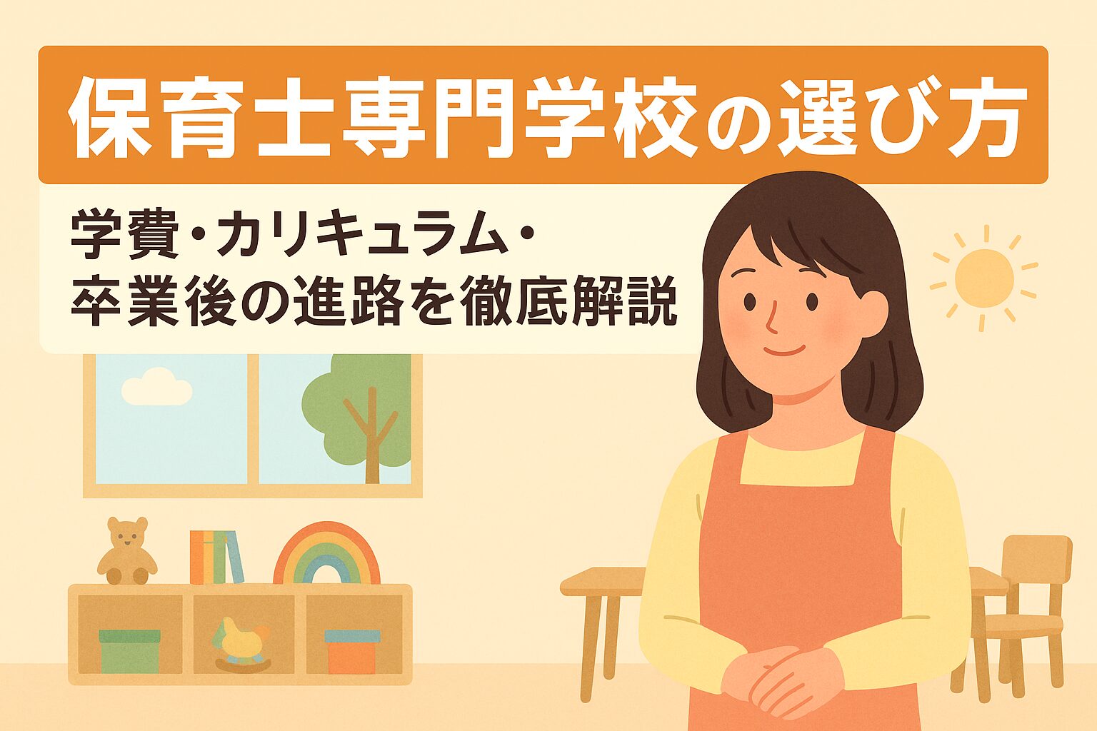 保育士専門学校の選び方｜学費・カリキュラム・卒業後の進路を徹底解説【最新版】