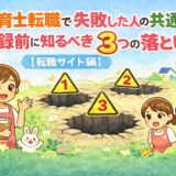 保育士転職で失敗した人の共通点|登録前に知るべき3つの落とし穴【転職サイト編】